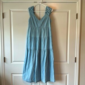 Old Navy denim chambray maxi dress